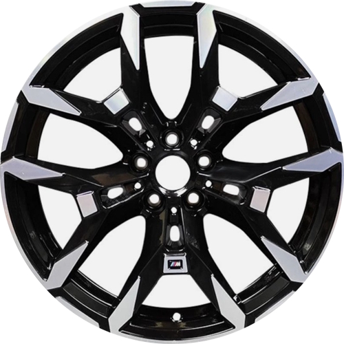 BMW 230i 2025, BMW330i 2025,  BMW 430i 2025, BMW M240i, M340i, M440i blackl machined 19x8.5 aluminum wheels or rims. Hollander part number 86728A, OEM part number 36115A576C4